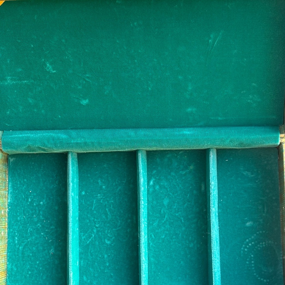 Vintage jewelry box Green - Picture 8 of 11